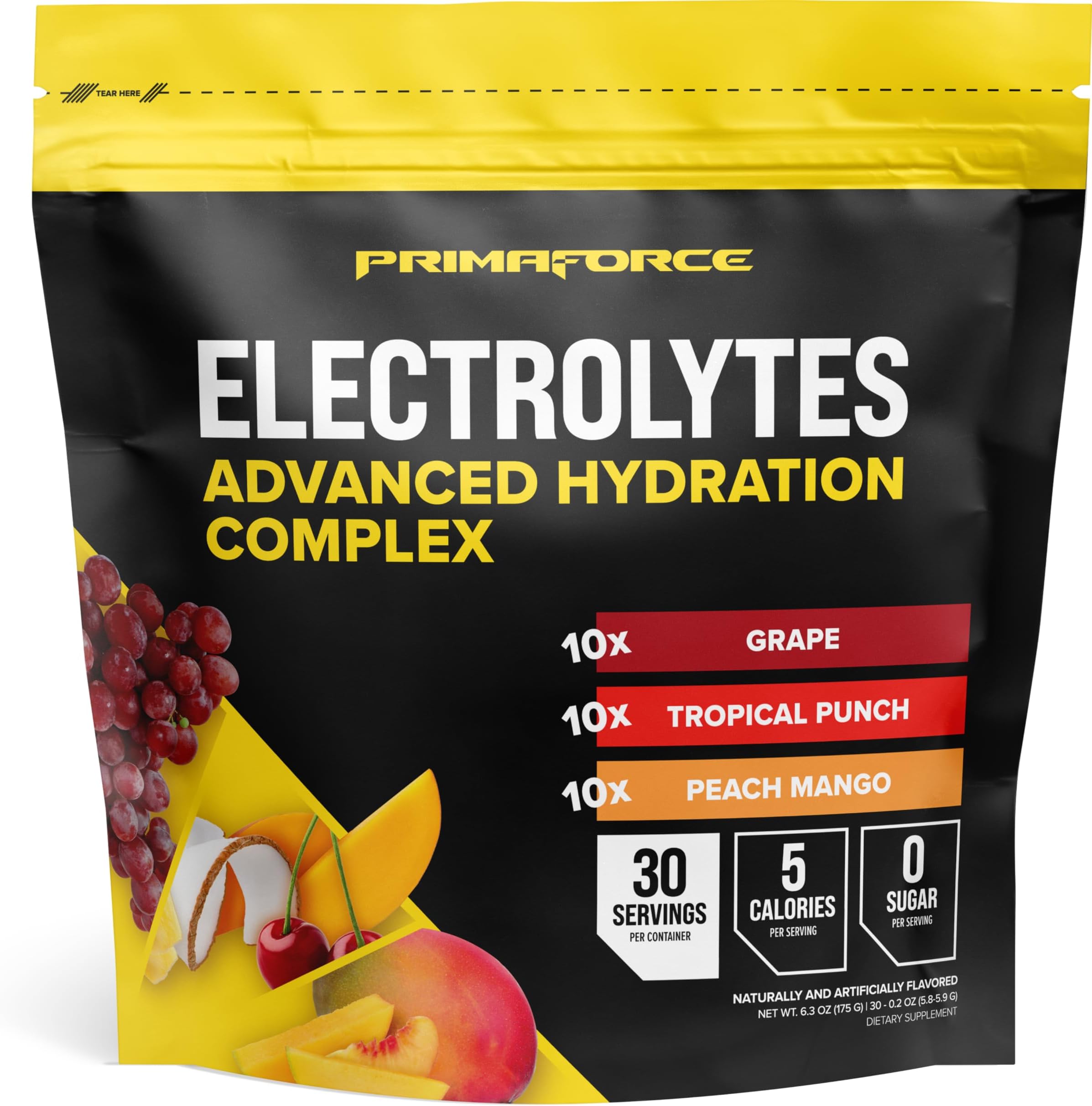 Primaforce Electrolytes Advanced Hydration Complex Packets (30 Servings) (Variety Pack)