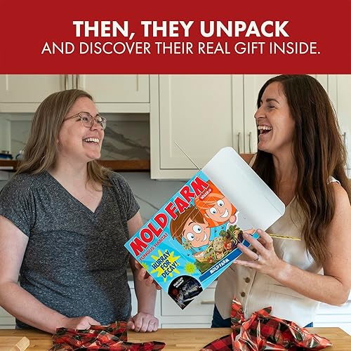 Miniatura 102 de Prank Pack - Caja de regalo para bromas de red de cabeza Noggin Net, envuelve tu regalo real en una divertida y auténtica caja de regalo, caja