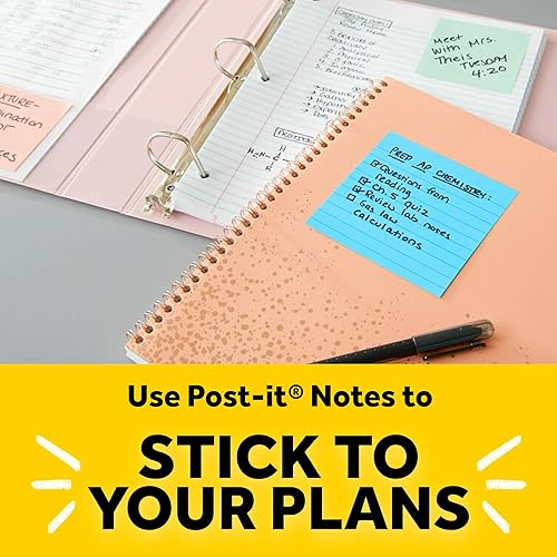 Miniatura 6 de Cubo de notas adhesivas 1 78 x 1 78 pulgadas ola verde y ola de canario 400 hojas por cubo 3 cubos por paquete 2051-3PK Verde Green WaveCanary Wave