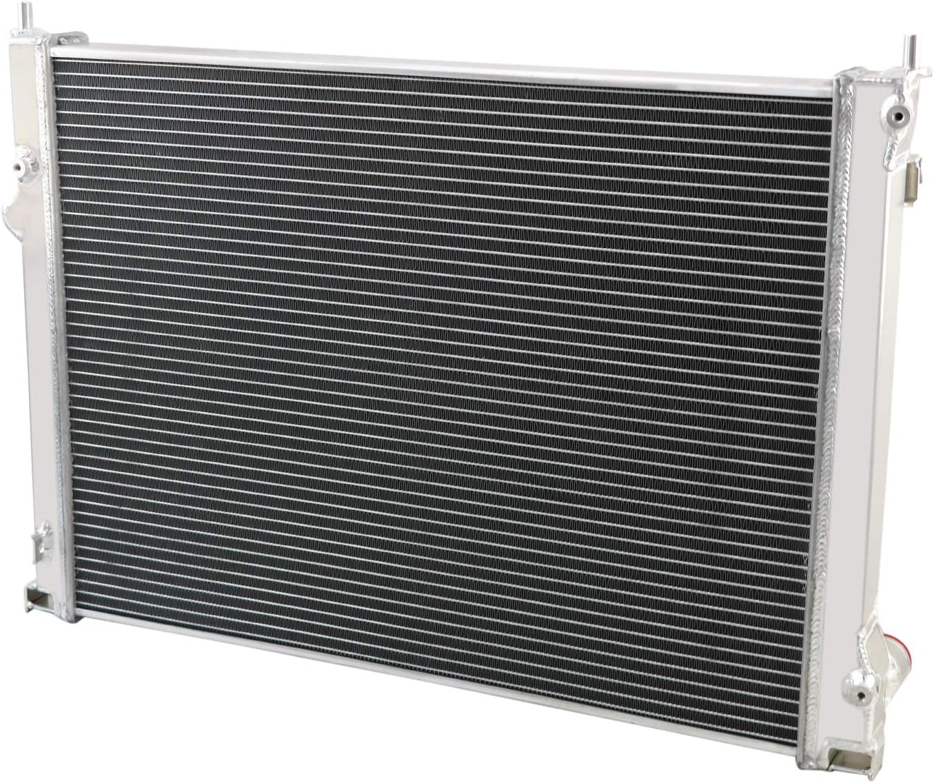 All Aluminum Radiator for 2009-2018 Chrysler 300, Dodge Challenger Charger 2.7 3.5 3.6 5.7 6.1 6.4 V6 V8 Engine, 3 Row Radiators 2010 2011 2012 2011 2013 2014 2015 2016 2017
