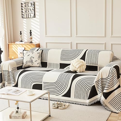 Funda de sofá bohemia lavable, funda de felpilla para sofá de 3 plazas, apta para mascotas, fundas bohemias para sofá seccional, sofá biplaza, 2, 3,