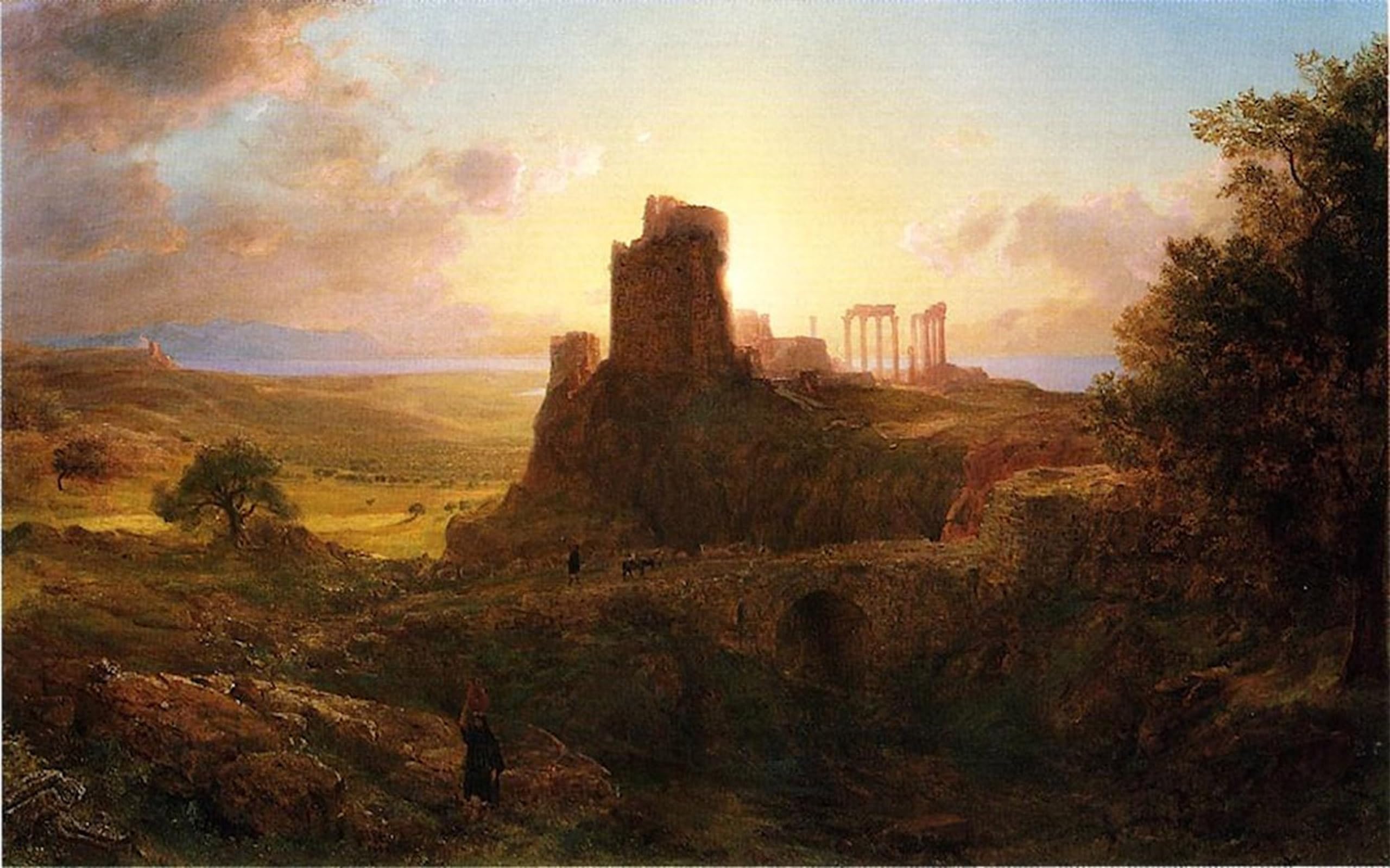 Tableau toile Church Sunion Grèce pour raviver un mur vide 60x90 - 5