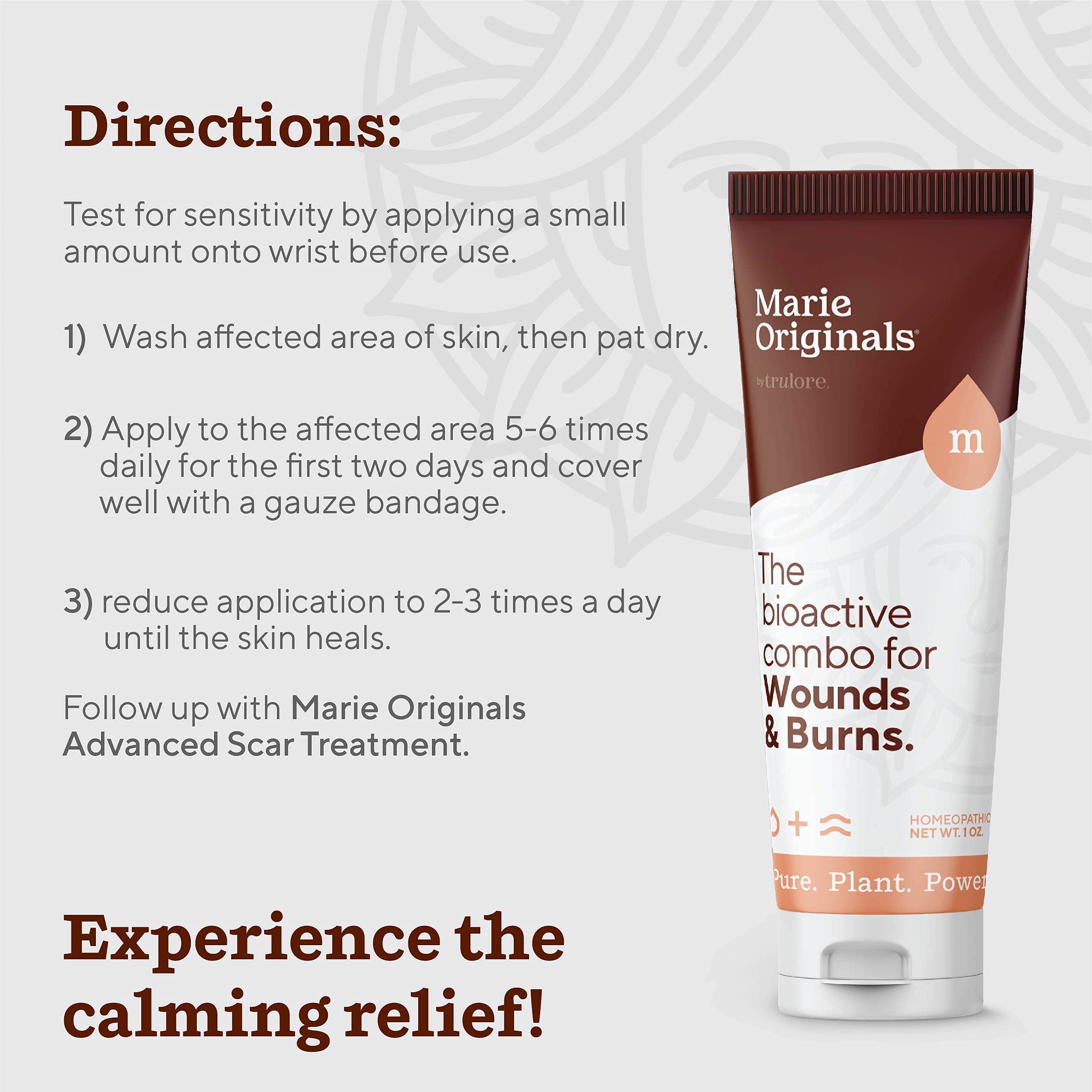 AllNatural Skin Repair Cream Treats and Soothes Burns, Cellulitis, Skin Ulcer, Hemorrhoids