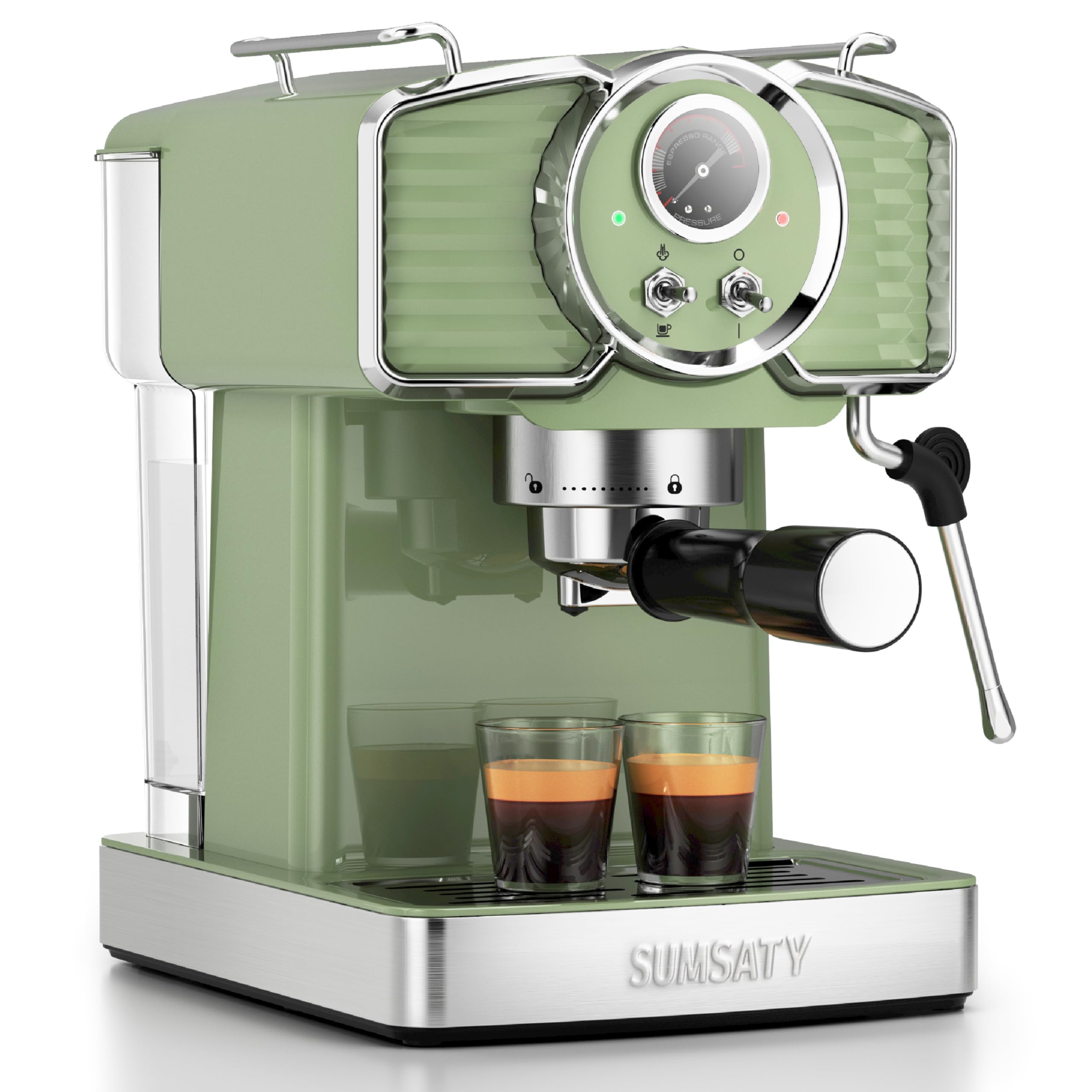 Amazon.com: SUMSATY Espresso Machine 20 Bar, Retro Espresso Maker