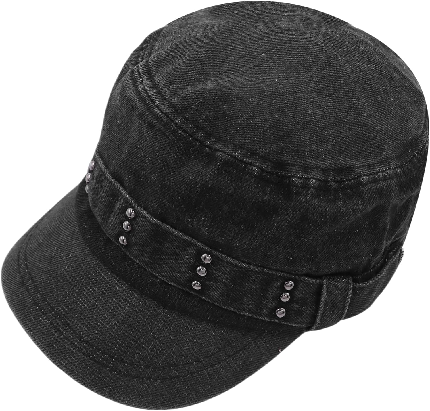 Washed Denim Military Cap Newsboy Flat Cap Baker Boy Beret Vintage Irish Cabbie Cadet Army Caps Casual Baseball Hat