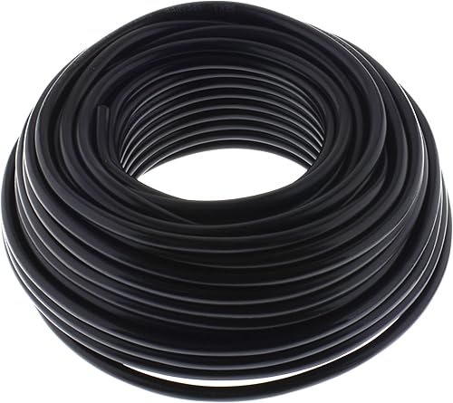 Lautsprecherkabel RUND 2x1 5mmA  schwarz 25m CCA Installationskabel Audiokabel Boxenkabel