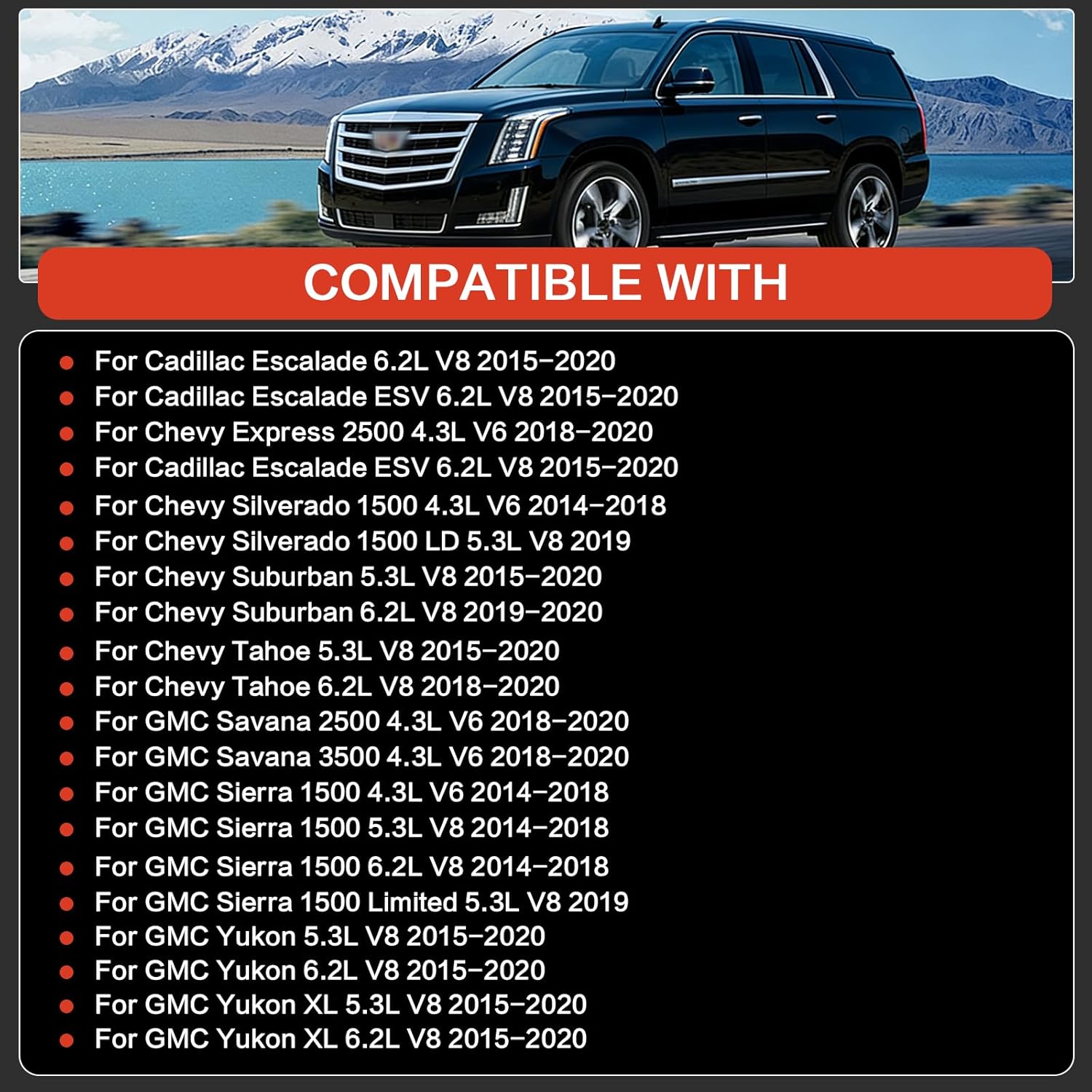 M555 12686433 Engine Oil Pump 4.3L 5.3L 6.2L For Chevy Express 2500 3500 Cadillac Escalade ESV 2015-2020 GMC Sierra 1500 Savana Yukon XL 2014-2020 Silverado 1500 Suburban Tahoe 2014-2020