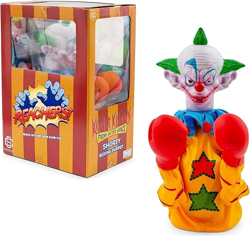 Miniatura 2 de Horror Reachers Killer Klowns from Outer Space Shorty - Juguete de marioneta de boxeo de 13 pulgadas  Coleccionables de películas de terror retro de