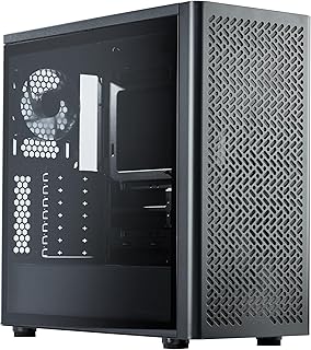 Cooler Master Elite 502 Lite ATX High Airflow Minimalist PC Case, 410mm GPU Max, Compatible RTX 5090|RX 7090 XT, 360mm AIO Max, Type C, Tempered Glass, 120mm PWM Fan, Intakes Grill