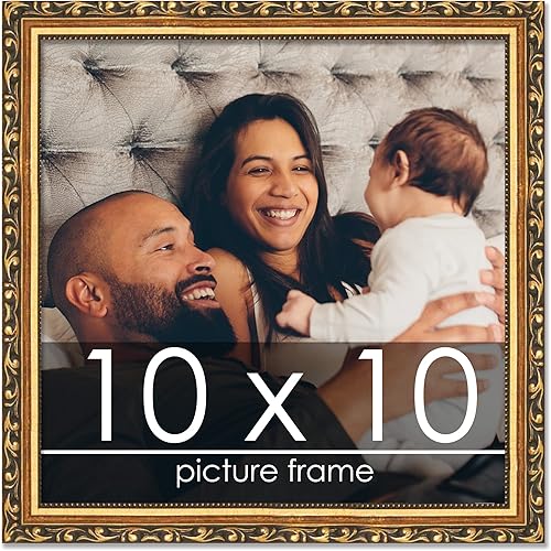 Miniatura 147 de Poster Palooza Marco de fotos de madera tradicional dorado de 19 x 24 pulgadas con plexiglás acrílico UV, respaldo de tablero de espuma y accesorios