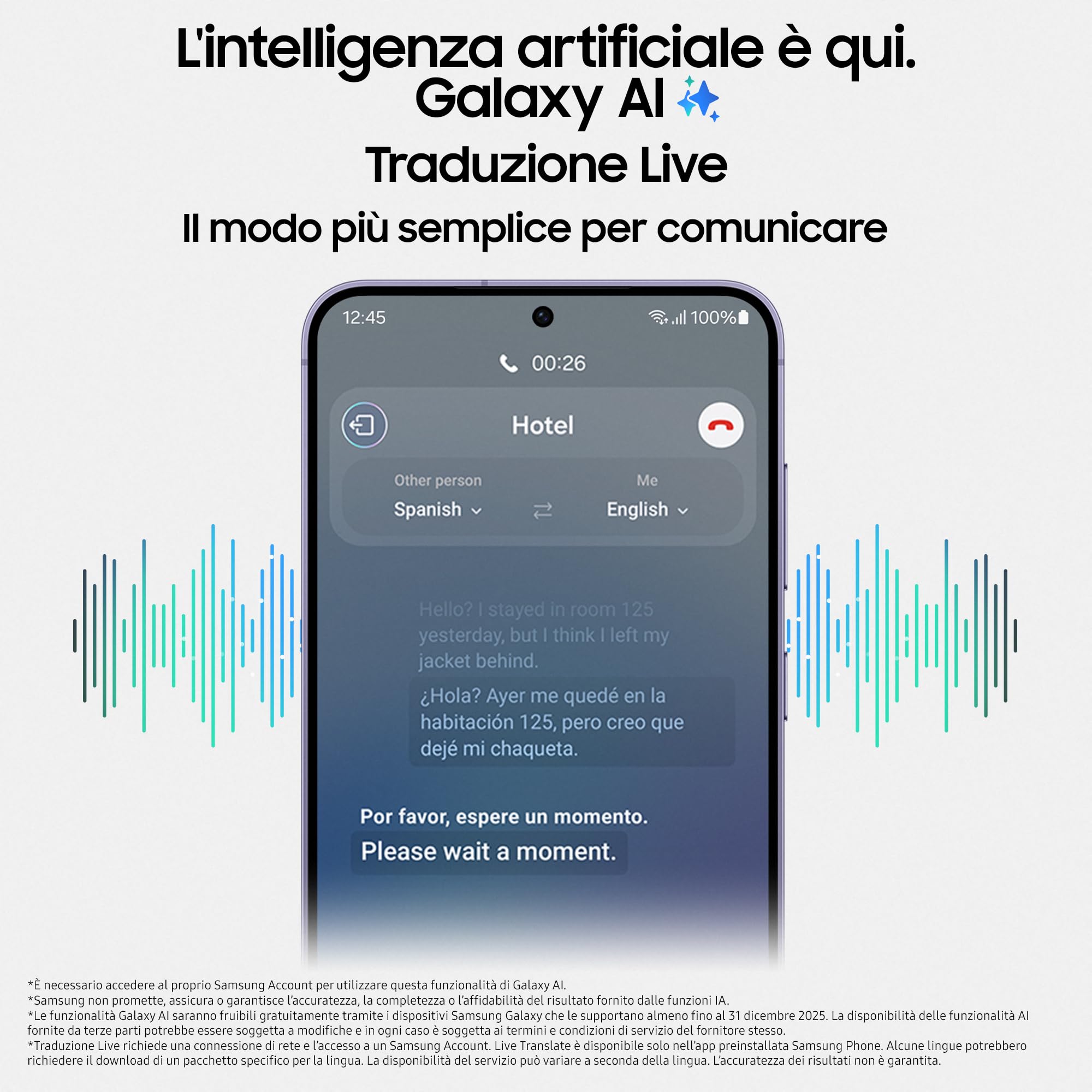 Samsung Galaxy S24+ Smartphone AI, Caricatore incluso, Display 6.7'' QHD+ Dynamic AMOLED 2X, Fotocamera 50MP, RAM 12GB, 256GB, 4.900 mAh, Cobalt Violet [Versione italiana]
