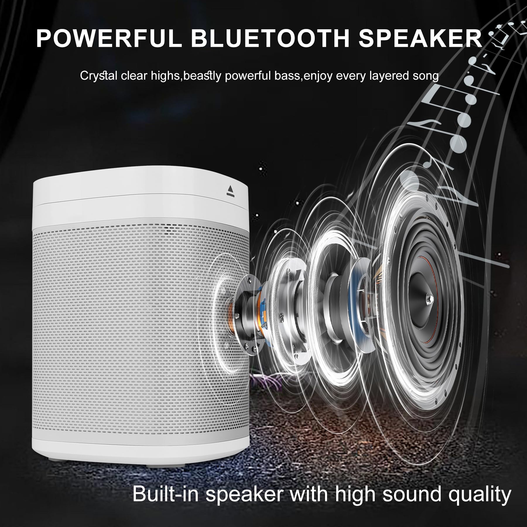 Bluetooth-Lautsprecher, 70 Soundquellen-Geräuschmaschinen, RGB-Lichter, 3-Timing-Funktion, 30-Stunden-Spielzeit, kabellose Soundmaschine für Erwachsene, Babys, Familien und Partys im Freien