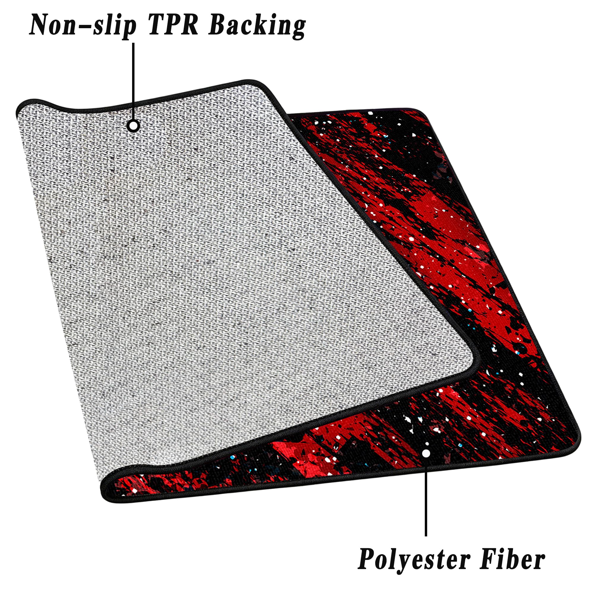 Mata do zabawy do pokoju chłopięcego mata do zabawy 130 x 150 cm mata podłogowa do gier, mata podłogowa e-sportowa mata na krzesło do gier salon mata ochronna na podłogę do gier 3D do jadalni