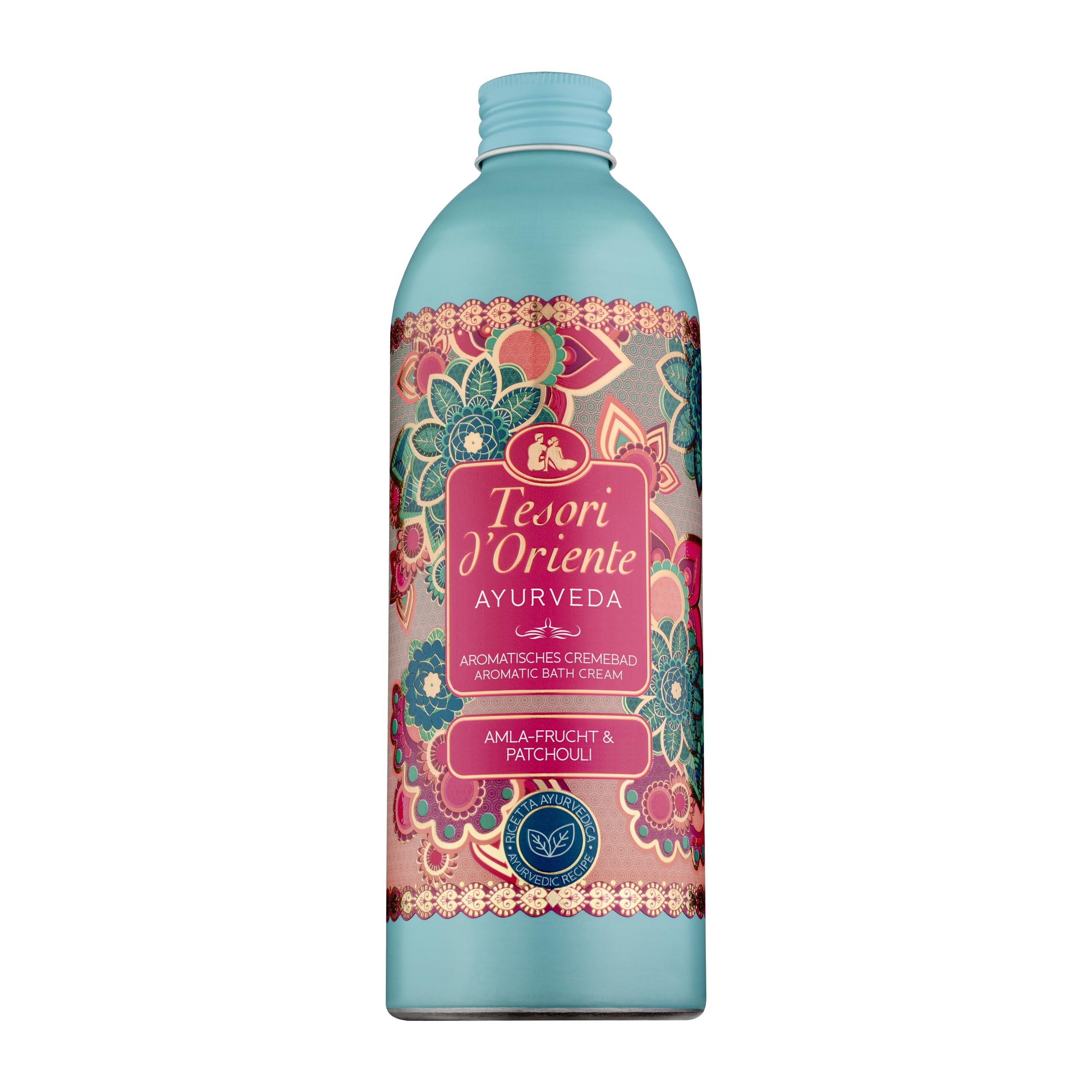 TESORI D'ORIENTE d'Oriente Ayurveda Cream Bath 500 ml Aromatic Bath with Amla Fruit and Patchouli, Body Care for The Bath, Ritual for Body & Senses