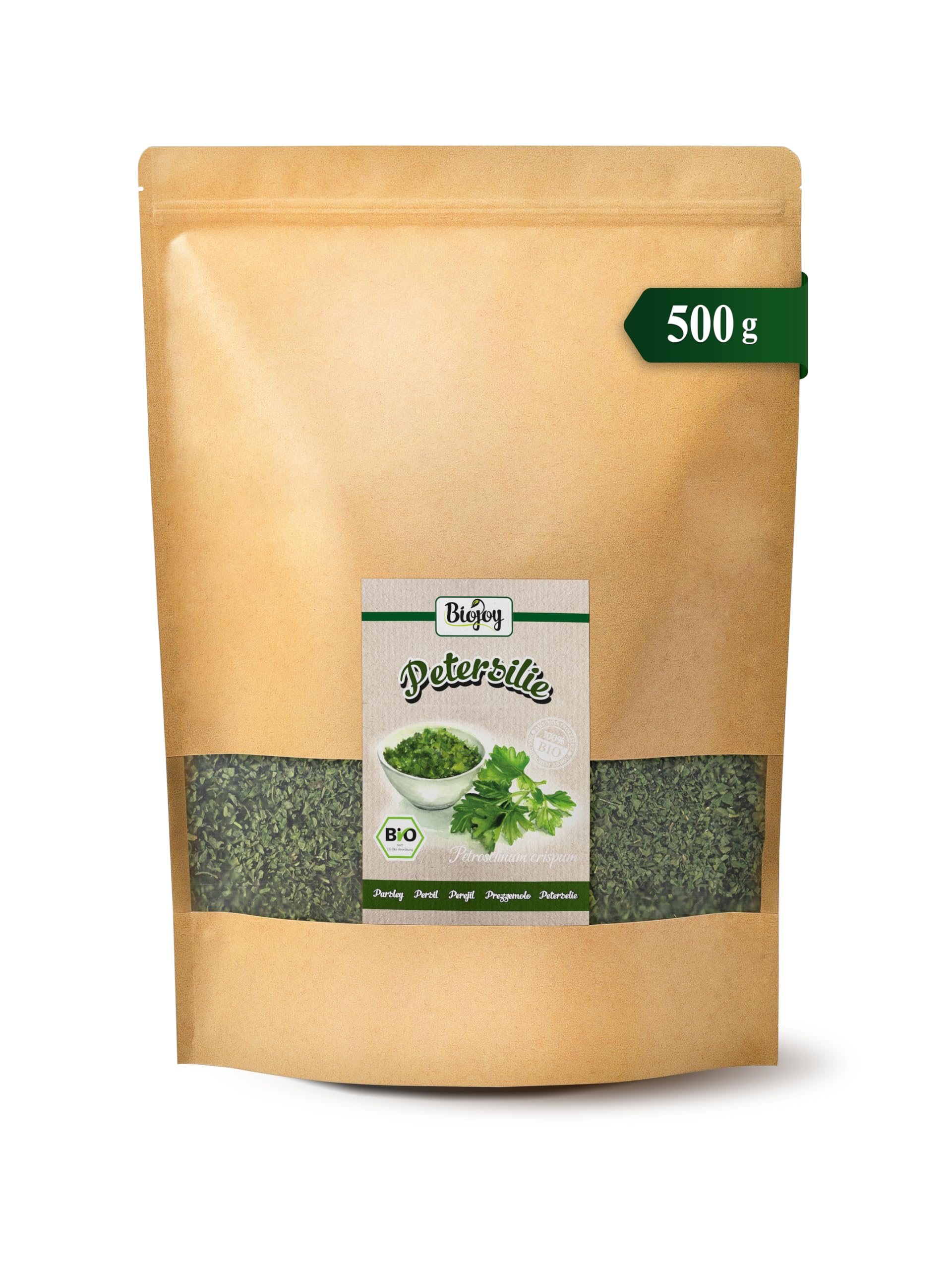 Biojoy Persil BIO (500 g), séché et frotté, sans additifs (Petroselinum crispum)