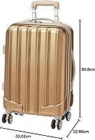 Vista 153 de Rockland - Maleta de viaje Melbourne, rígida y expandible, con ruedas giratorias, Azul