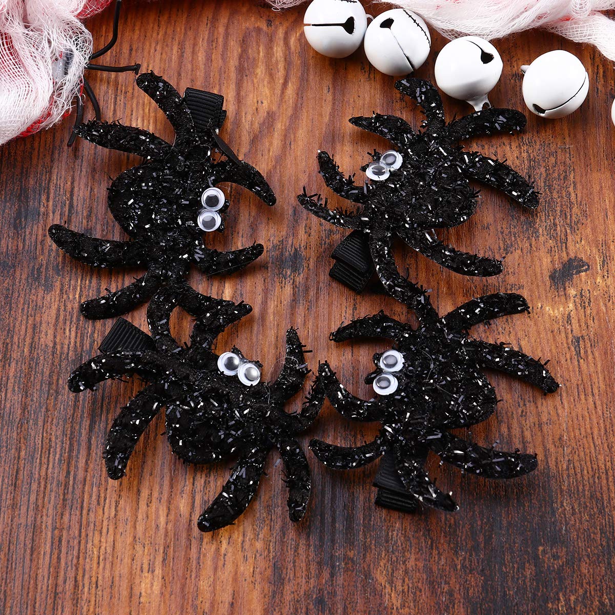 Amazon.com : Lurrose Halloween Spider Hair Clips Set of 5  display picture 1