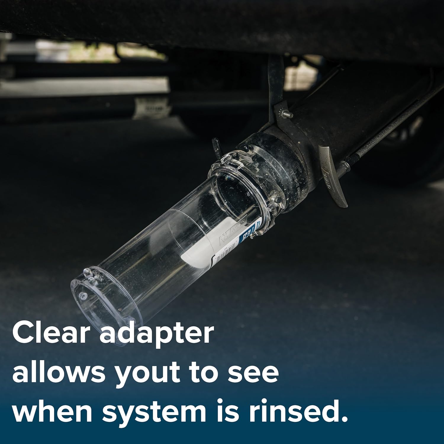 Camco 39592 9" Clear Sewer Hose Adapter