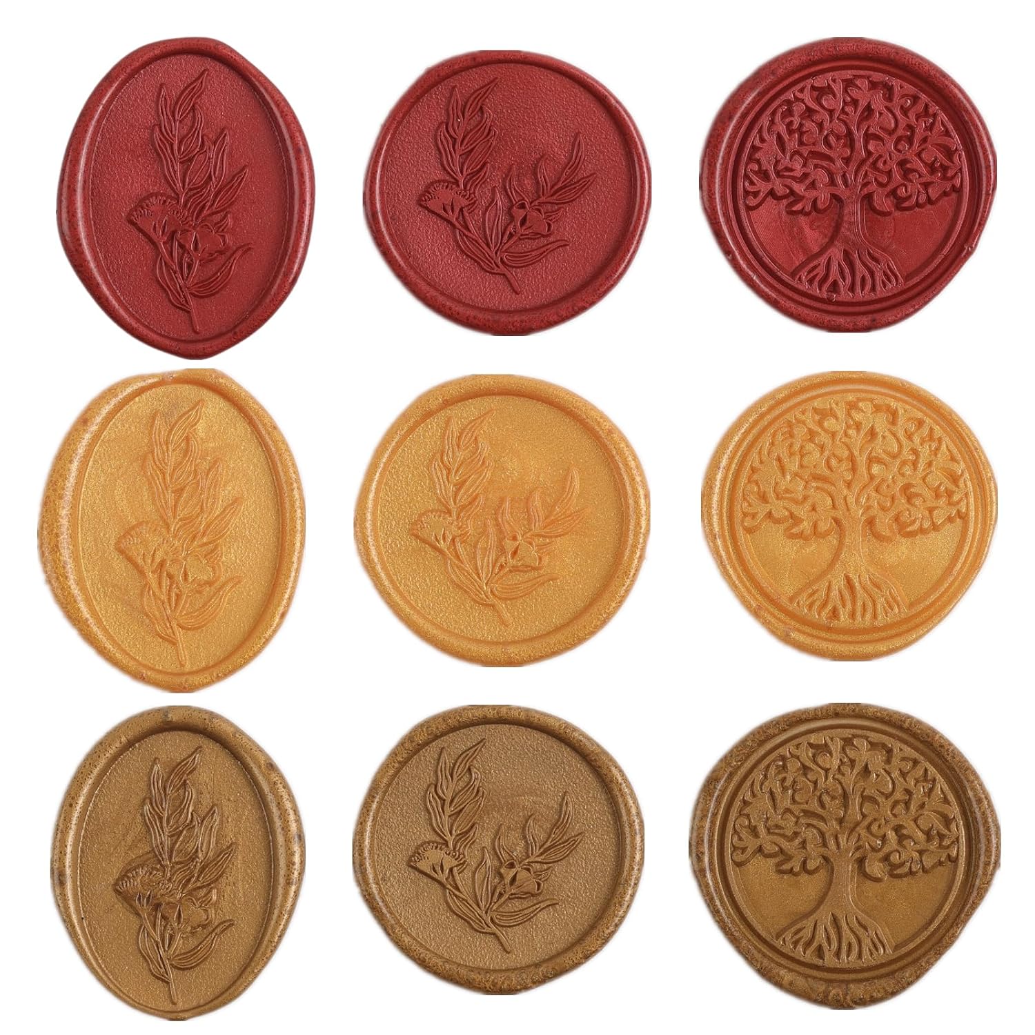 Wax Seal Kit with Sealing Waxs Glue Gun, 40 Pcs Wax Sealing Sticks, 10 Color Glue Gun Sealing Sticks, Eucalyptus Waxs Seal Stamp, 2 Color Marker Pens. Great for Wedding Invitations(C02)