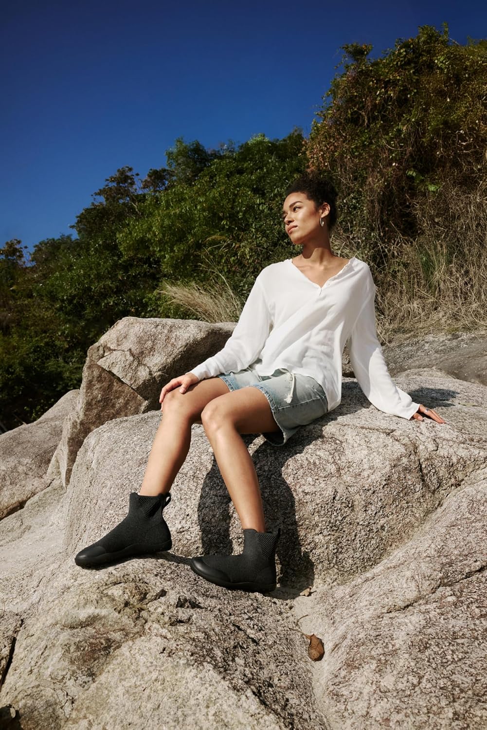 VIVAIA Milo Barefoot Shoes for Women Round Toe Sneakers Boot Soft Lightweight Foldable Water-Repellent Zero Drop Non-Slip Fashion Walking Hiking Shoes