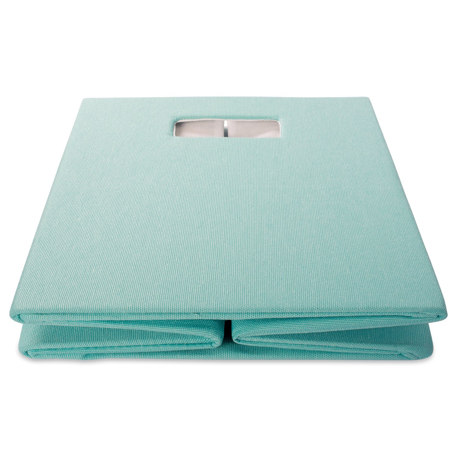 DII Poly Cube Hard Sided Folding Storage Collection - Aqua - Large, Turquoise - Image 3