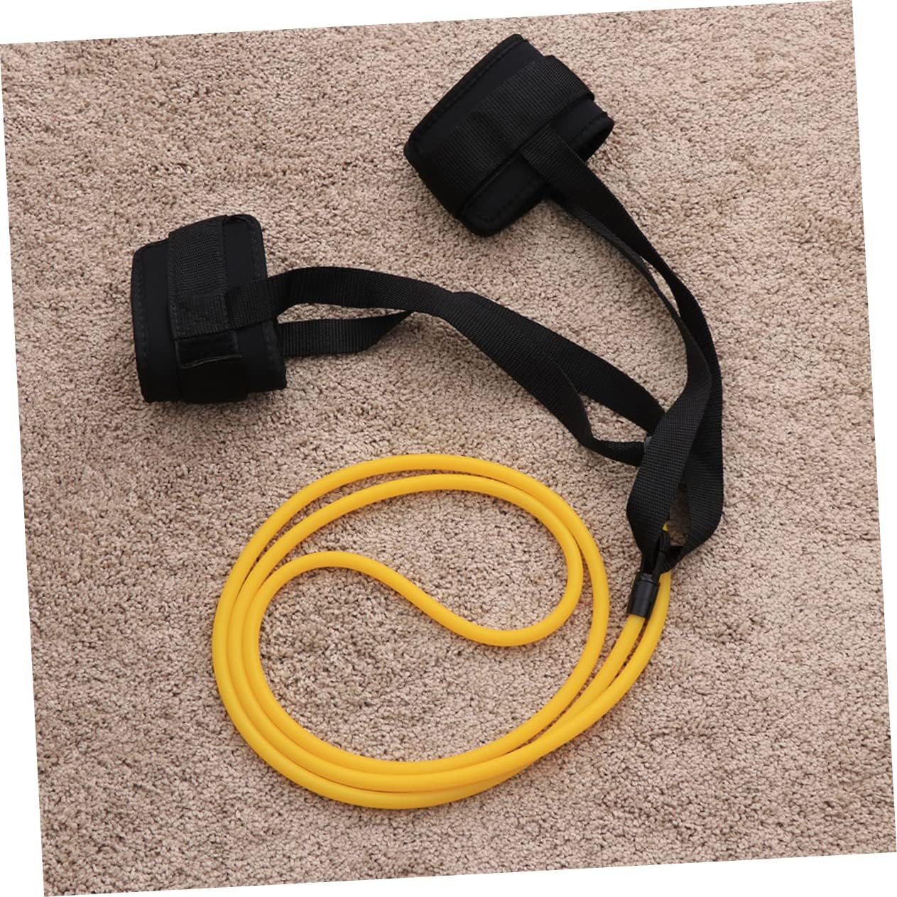 SUPVOX 1set Swim Resistance Belt Swim Resistance Trainer for Adults Boys and Girls Portable Swimming Accessories for Strength Training and Fitness Pool Includes Foot Straps Elastic Band