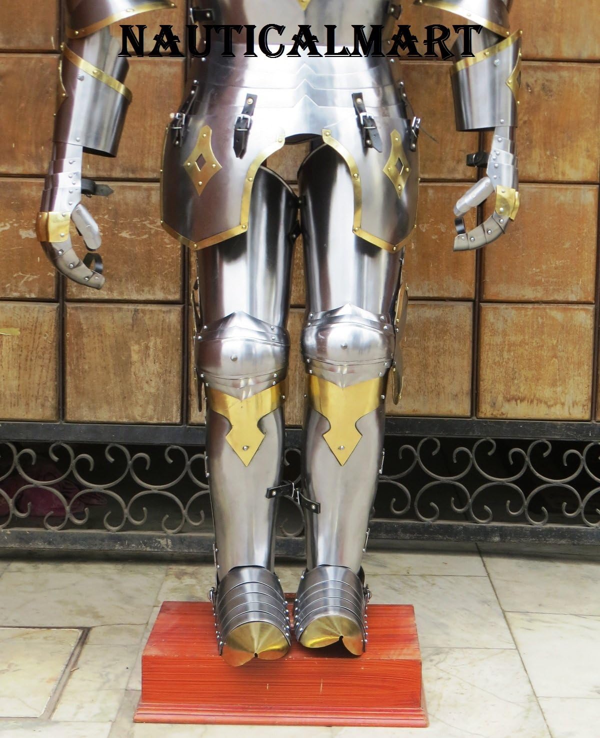 NauticalMart Full Suit of Armor Medieval Knight Gothic 15th Century Reenactment Armour