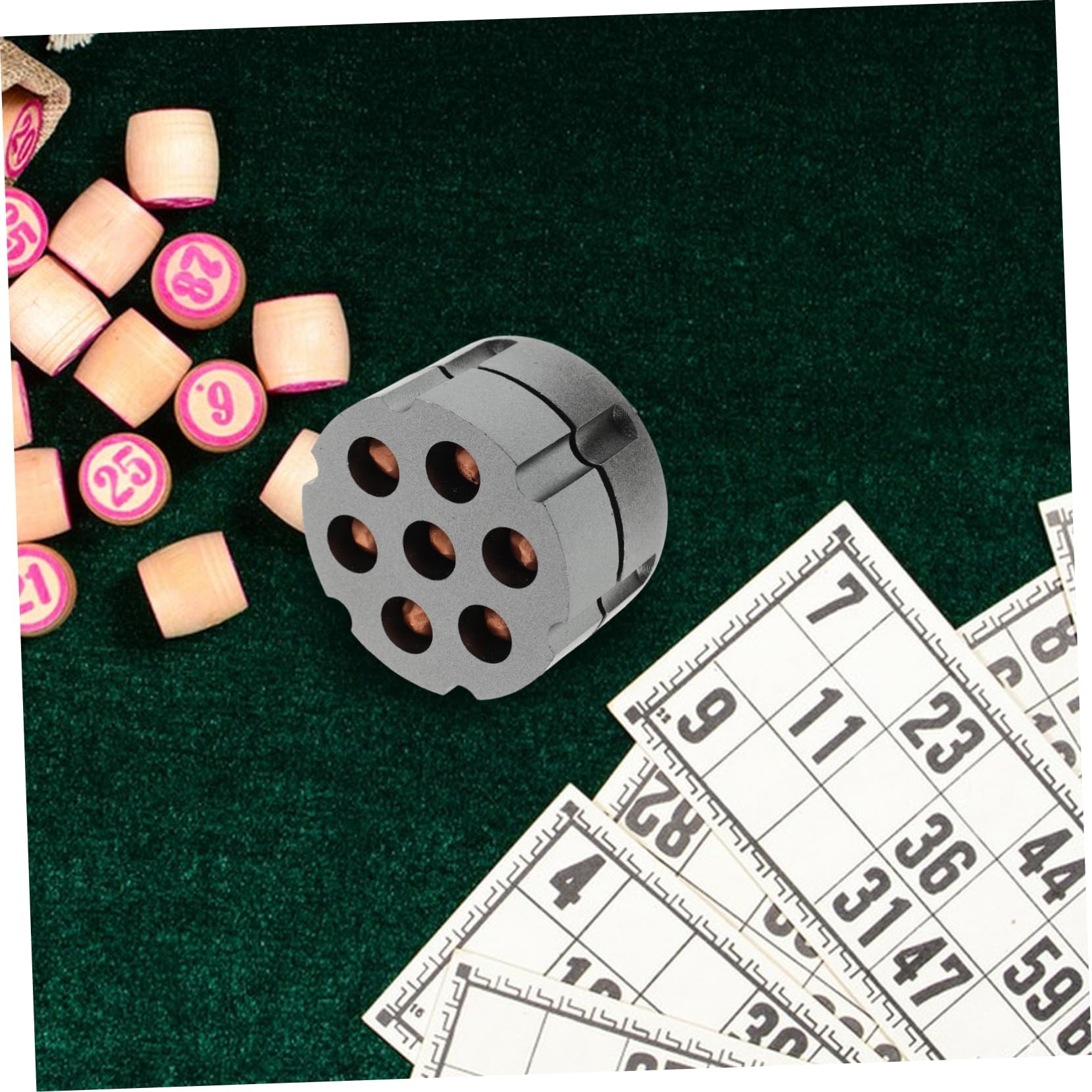 BESTonZON Würfelset Mit Würfelbasis Kleine Harz-spielwürfel Mit Weißen Zahlen Für Brettspiele Tragbares Würfel Set Für Partyunterhaltung