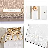 先着1点✨agnes b. アニエスベー キーケース ベージュ ロゴ Amazon.co.jp: [名入れ可] アニエスベー agnes b. キーケース 4連キー