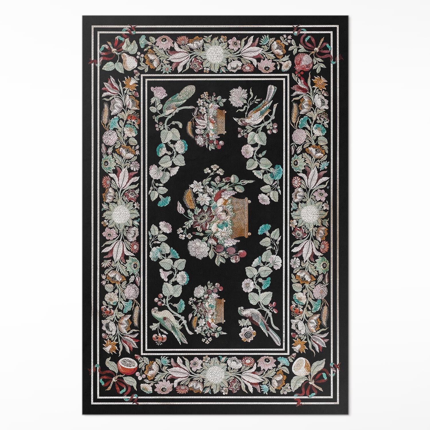Tapis en vinyle 150x225 cm PVC Floorart de style végétal pour maison