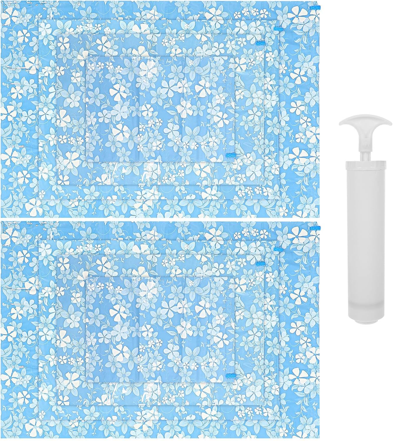 11pcs Vacuum Compression Bags Pa PE Reusable Waterproof Storage