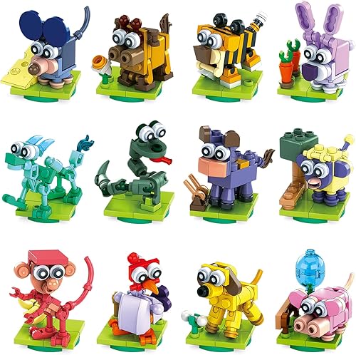 Miniatura 8 de DIYDEC Bloques de construcción de flores de Pascua con huevos de Pascua, juguetes de bloques de construcción para recuerdos de fiesta, juguetes de