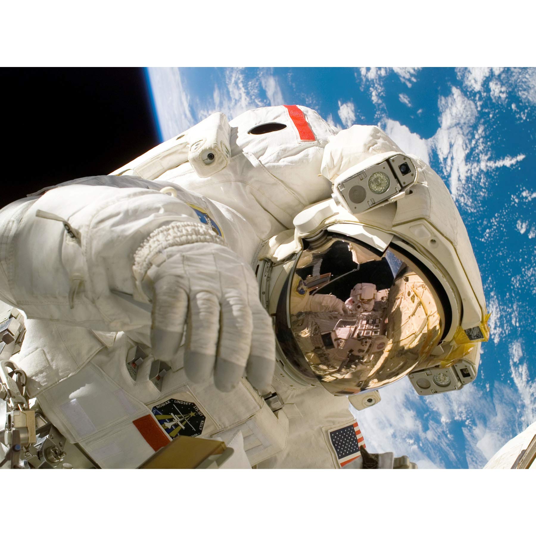 Space NASA Astronaut Sellers Spacewalk Earth Photo Extra Large XL Wall Art Poster Print