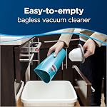 BISSELL Featherweight Stick Vacuum Cleaner, Lightweight 3 lb Corded Vacuum, 2.1 Amp Motor, Lift-Off Handheld Vacuum, Cyclonic Washable Filter, Bagless, Multi-Surface Hard Floor & Carpet, 2033J