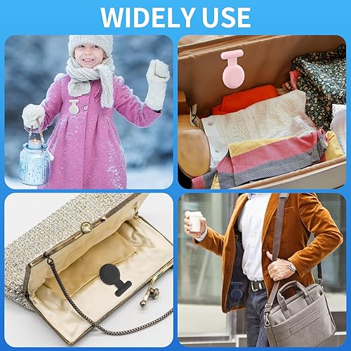 Miniatura 6 de Soporte impermeable compatible con AirTag para niños (paquete de 4), funda oculta con alfiler, clip de rastreador GPS compatible con Apple Air Tag,