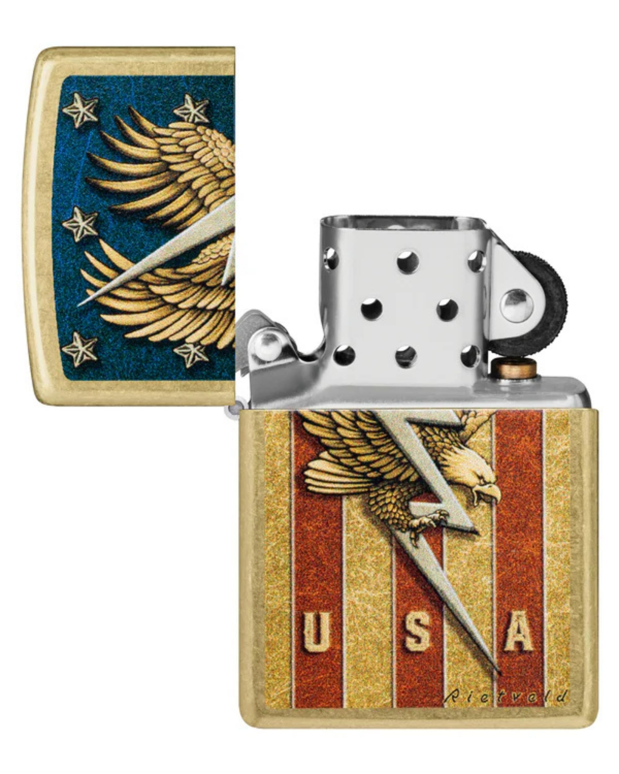 Zippo accendino Limited Edition made in USA Rietveld USA aquila