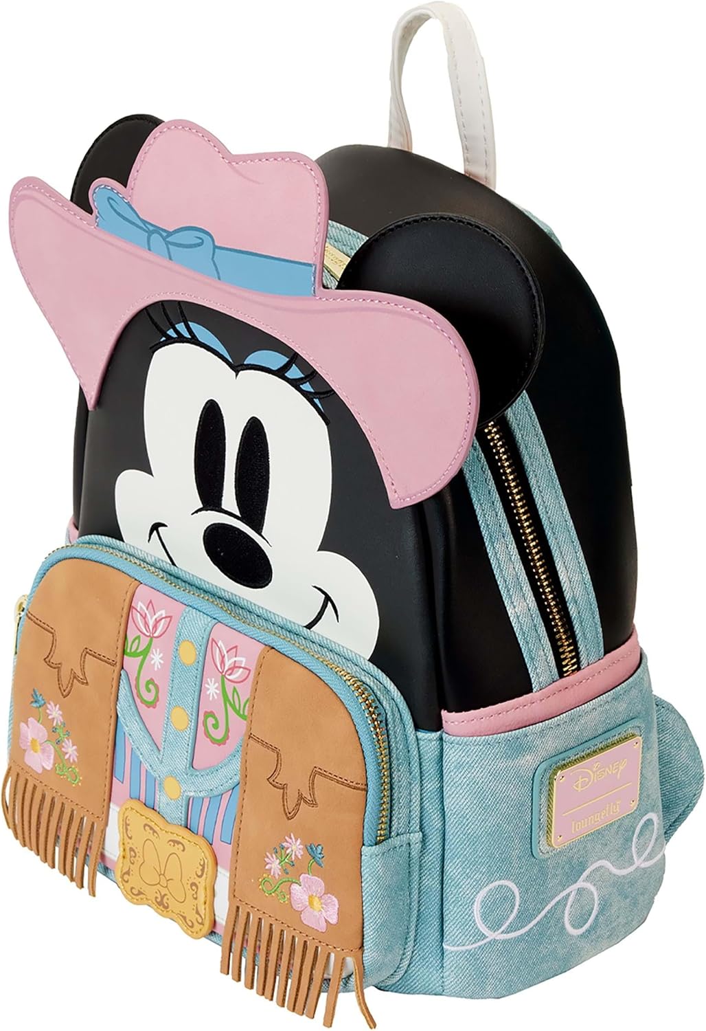 Loungefly Disney Western Minnie Mouse Cosplay Mini Backpack | Minnie Mouse Backpacks Standard - Image 3