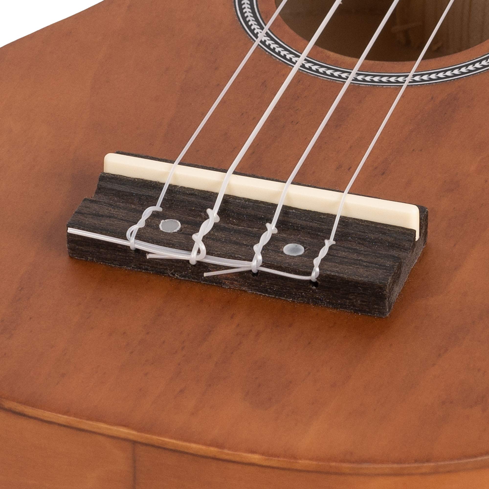 CASCHA Sopran Ukulele Set Italienisch für Kinder & Erwachsene I Starter Kit mit 3 Plektren Tasche Lehrbuch Lernvideos über QR-Code I Stimmgerät I Aquila Saiten I Kleine Hawaii Gitarre I Cappuccino, 0
