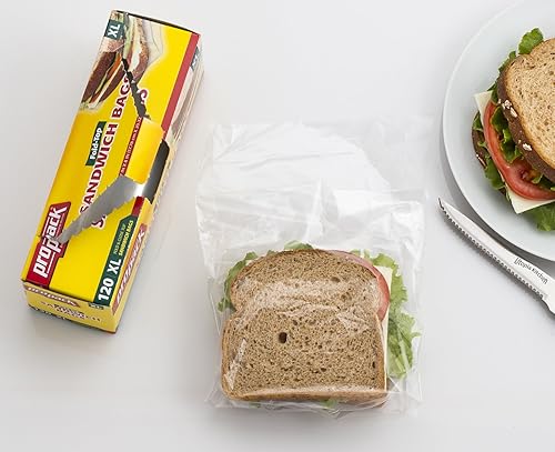 Miniatura 3 de Propack XL Sandwich Bolsas 120count, Bags, 3
