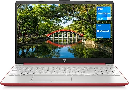 HP Laptop HD de 15.6" para negocios y estudiantes, Intel Pentium Silver N5030, 16 GB de RAM, SSD SATA de 1 TB, cámara web, lector de tarjetas