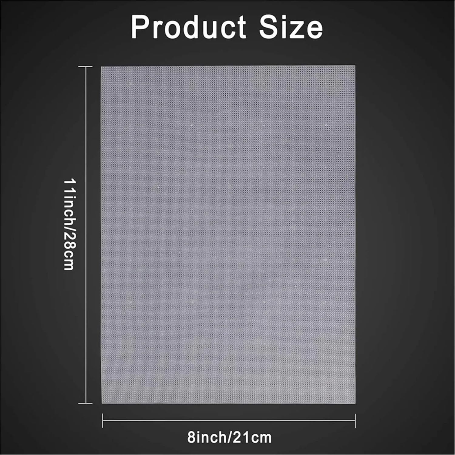 Plastic Canvas Sheets 4 PCS 14 Count Plastic Mesh Sheet for Embroidery Hoop Canvas Knitting Sheets Crafts Sewing Cross Stitch