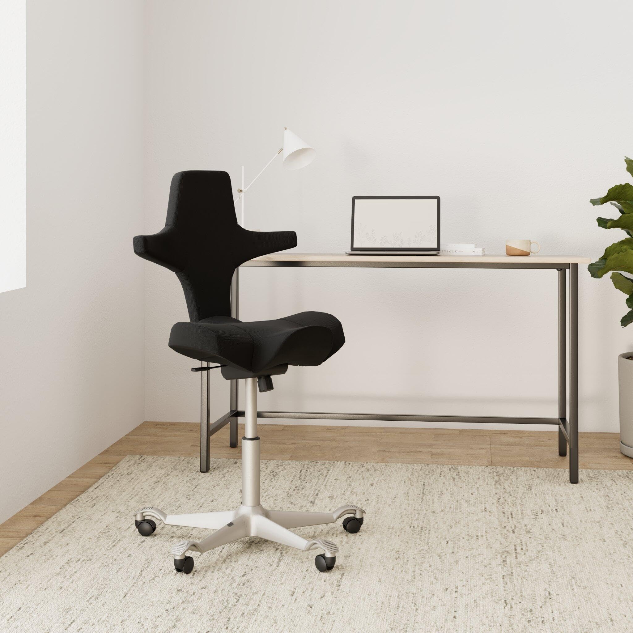 Capisco 8107 Fast - Sedia ergonomica da ufficio di Håg, con seduta a