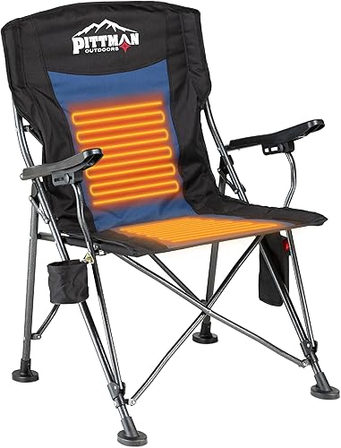 Pittman  Silla de camping con calefacción para adultos  Las sillas térmicas perfectas para deportes al aire libre o para elevar tu campamento. Silla