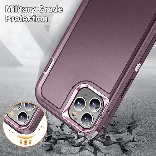Miniatura 8 de Funda para iPhone 11 Pro Max para mujer, a prueba de caídas híbrida, resistente, resistente, a prueba de golpes, ajuste delgado, funda protectora