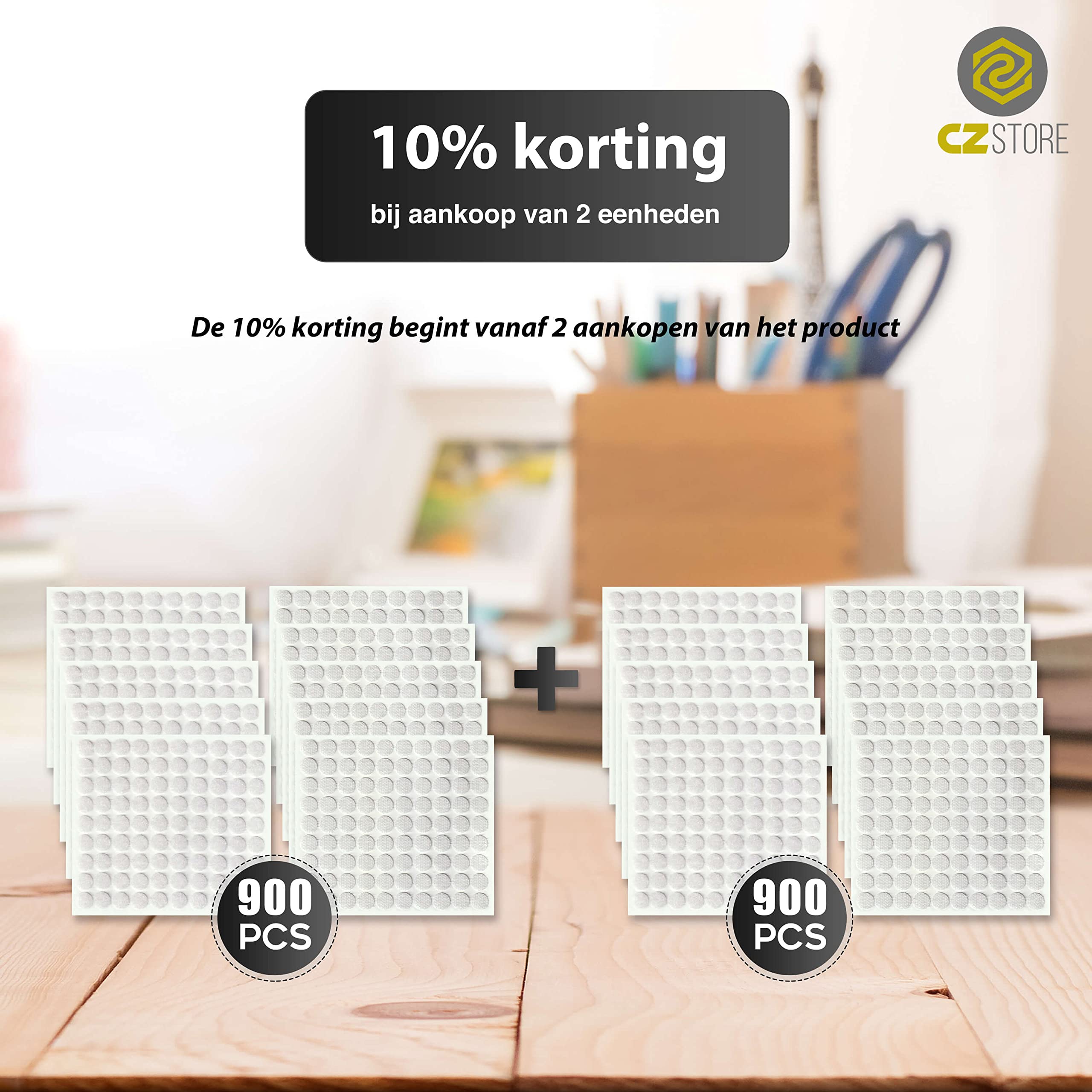 240 stuks| sticker voor pellet|Maat 15 mm| Dubbelzijdig
