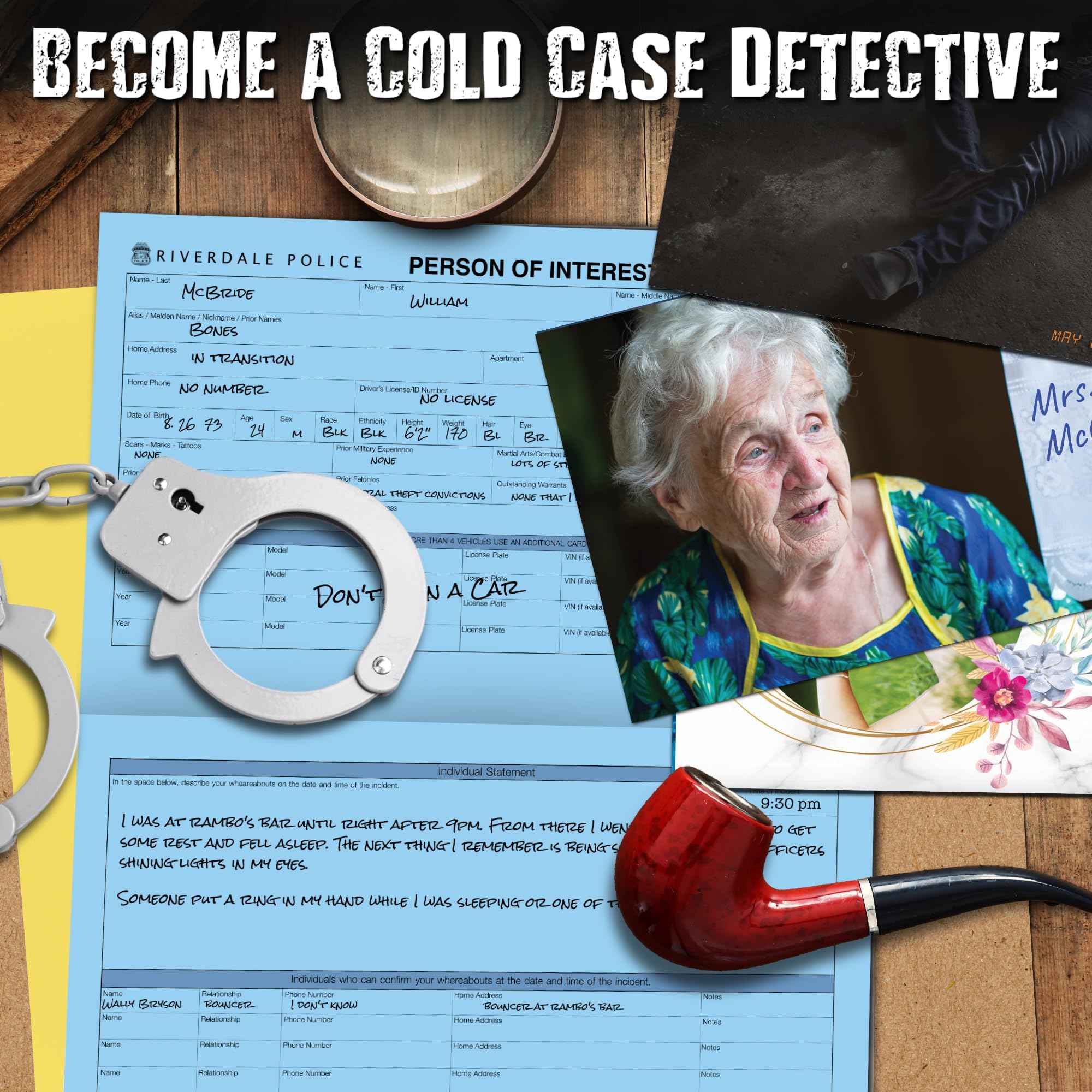 Solve the Cold Case: Unsolved Case Files Murder Mystery -2