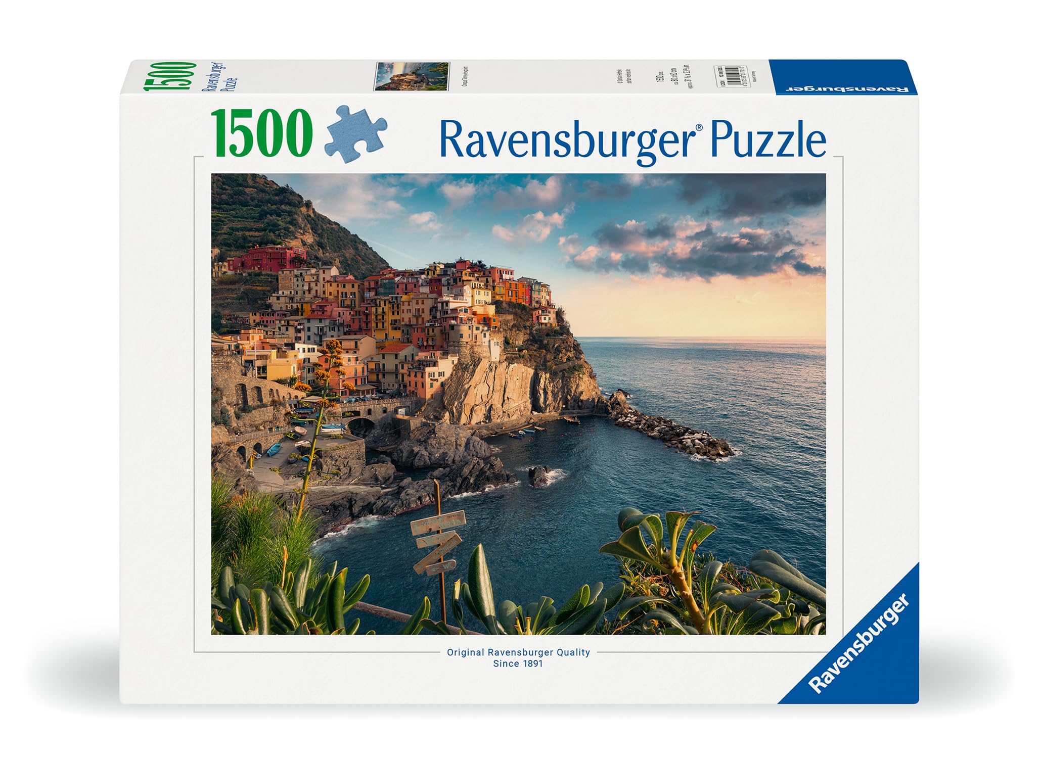 Ravensburger View of Cinque Terre Italy 1500 Piece Jigsaw Puzzles for Adults and Kids Age 12 Years Up, Multicolor, 1500 pezzi, 80x60 cm - Image 2