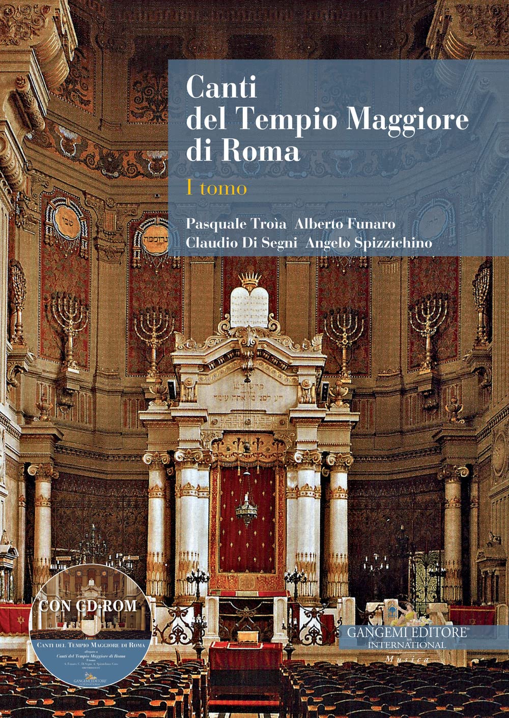Canti del tempio maggiore di Roma Vol 1 chant liturgique CD-ROM