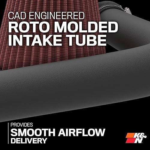 Miniatura 5 de K&N Sistema de admisión de aire frío: Filtro de aire de alto flujo, aumenta el rendimiento y remolque: Compatible con Chervolet/GMC Silverado 2500 y