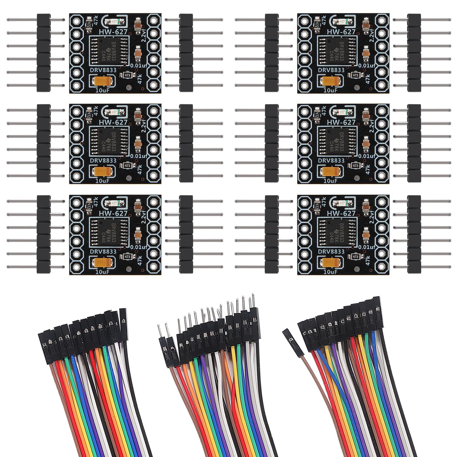 Amazon.com: AITRIP 6Pcs DRV8833 DC Motor Driver Controller Board